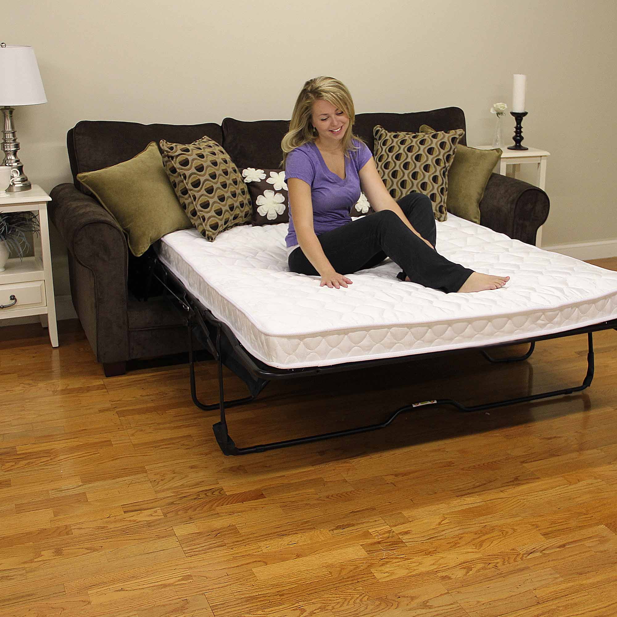 modern sleep innerspring 5" plush sofa bed mattress, multiple modern sleep innerspring 5" plush sofa bed mattress, multiple