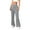 5# Light Gray, variant on Flare Leggings for Women Drawstring High Waisted Flared Yoga Pants Soft Cotton Wide Leg Sweatpants Y2k Bell Bottoms Coffee M