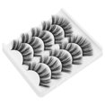 thumbnail image 3 of pares de pestañas postizas rizadas gruesas profesionales maquillaje de fecha pestañas postizas portátiles Set016, 3 of 8