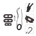 thumbnail image 1 of OUNONA 1 Set Bearded Dragon Harness Vest Nylon Black for Outdoor Activities, 1 of 7