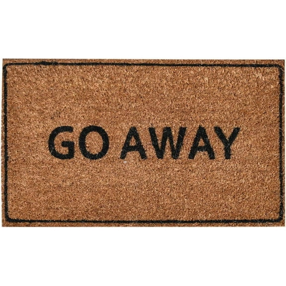 Go Away Mats for Front Door Entry Front Porch Doormat Non-Slip Carpet Rugs Floor Mat Decorative for Home Bathroom Kitchen Indoor 18x30 Inch