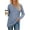 Blue, variant on Fantaslook V Neck Long Sleeve Shirts for Women Dressy Casual Fall Tops Lightweight Tunic Pullover Fashion Clothes