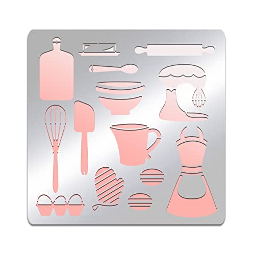 UNICRAFTALE Stencil In Metallo Per Journaling - Modello Ape In Acciaio Inox, Riutilizzabile Per Scrapbooking E Pittura Murale