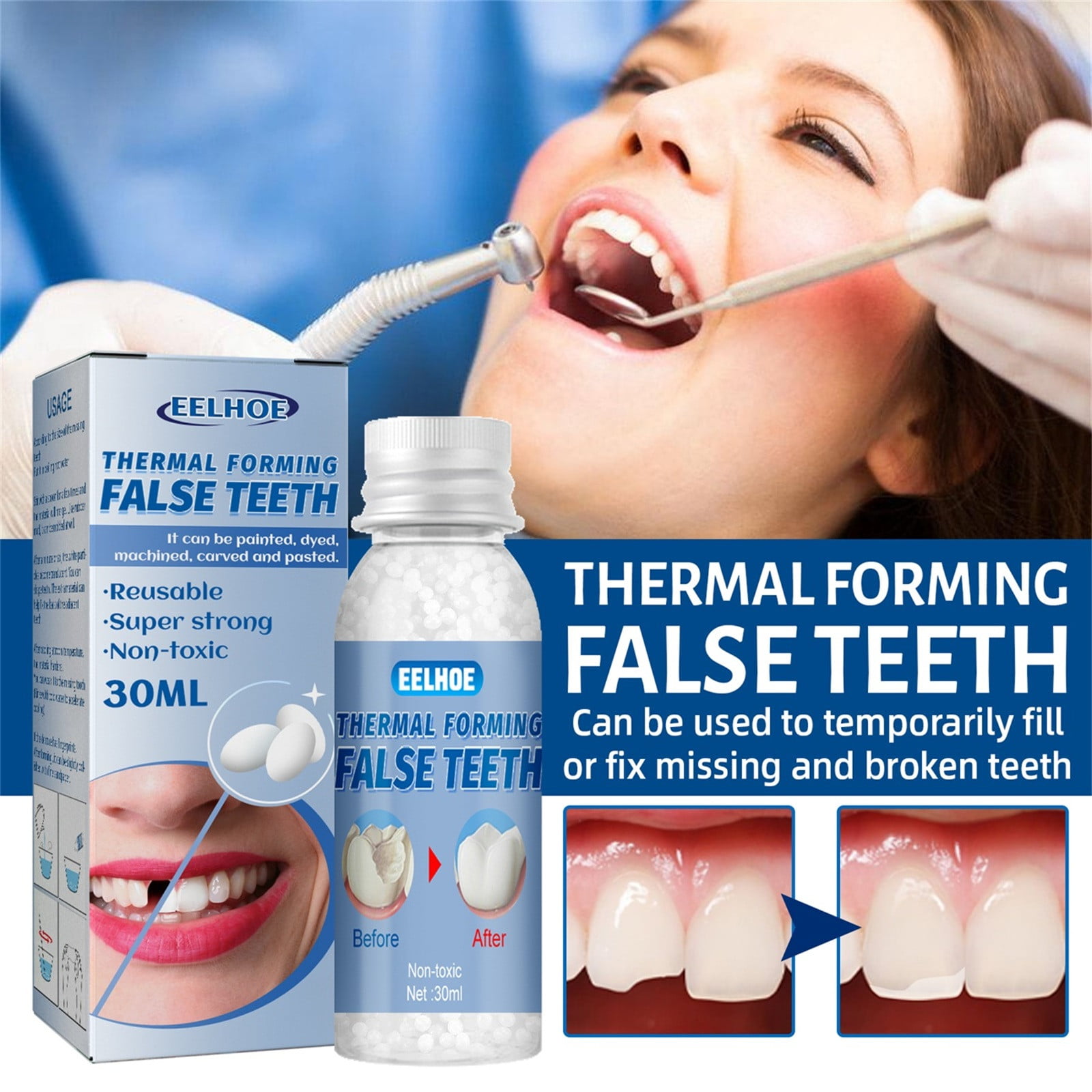 Shop Moldable False Teeth 30g online