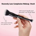 thumbnail image 4 of Makeup Brushes Angled Dual-ended Foundation Brush Concealer Brush Perfect for Any Look Premium Luxe Hair Rounded Taperd Flawless Brush Ideal for Liquid, Cream, Powder,Blending,, 4 of 12