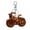 Brown, variant on Red Cowhide Leather Motorcycle Keychain Mini Bike Key Ring Biker Key Fob Personalized Key Holder Novelty Key Accessory Cute Small Gift for Motorcycle Enthusiasts Trendy Hanging Decoration