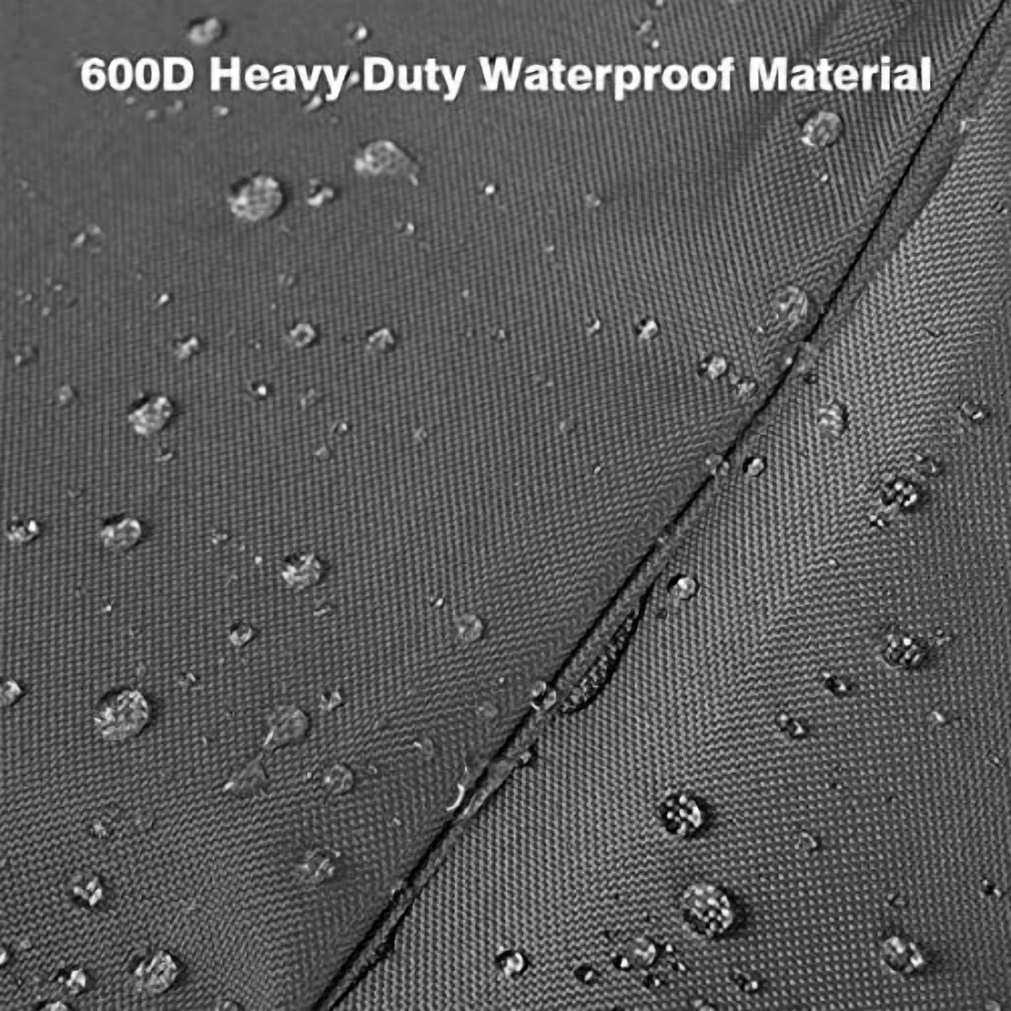 Stackable Patio Chair Cover,100% Waterproof Outdoor Chair Cover, Heavy Duty Lawn Patio Furniture Covers,Fits for 4-6 Stackable Dining Chairs,2 Pack-36 Lx28 Wx47 H,Grey
