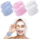 thumbnail image 3 of Conjunto combinado de banda para el cabello con banda para la muñeca lavable de vellón coral y banda para el cabello con giro tipo spa, accesorios para el cabello, 3 of 4