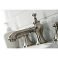thumbnail image 4 of Kingston Brass KC7068AL Vintage Widespread Bathroom Faucet with Brass Pop-Up, Brushed Nickel, 4 of 8