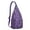Purple, variant on Stylish Gothic Travel Sling Bag - Waterproof & Scratch-resistant Shoulder Backpack Perfect for Students & Trendsetters