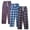 Check, variant on Espada Menswear Men's COZY Fleece Pajama Pants (3 Pack)