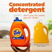 Tide Laundry Detergent Liquid, Original Scent, 149 fl oz, 113 Loads, HE Compatible