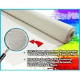 thumbnail image 2 of 72" Wide Primed White 25 Yds Cotton Canvas Roll, 7oz Triple Primed Gesso, Artist Quality by WholesaleArtsFrames-com, 2 of 6