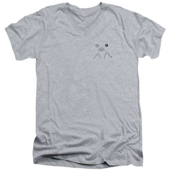 Twin Peaks - Peak Pie - Slim Fit V Neck Shirt - Large