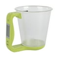 thumbnail image 1 of Échelle de mesure de température - Tasse de mesure portable - 1 kg - Avec écran LCD - Pour café, lait, condiments - Vert, 1 of 14