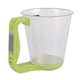 thumbnail image 1 of Taza medidora portátil para cocina, 1 kg, electrónica, con pantalla LCD, para café, leche y condimentos, color verde, 1 of 14