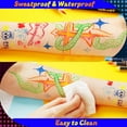 thumbnail image 7 of Washable UV Neon Face Paint Markers Set- Glow in the Dark Pens for Face Body Art & Temporary Tattoos(LR 18 Colors 1 PCS), 7 of 7