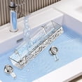 thumbnail image 2 of pitrice Innovative Rotating Suction Cup Shower Shelf For Bathroom Made Of Transparent grey rectangle, 2 of 6