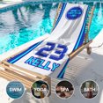 thumbnail image 2 of Personalized Beach Towel for Kids & Adults with Name 400GSM Custom 100% Microfiber Pool Towel Ultra Absorbent Super Soft Towels Personalized Gift for Women Men, 2 of 8