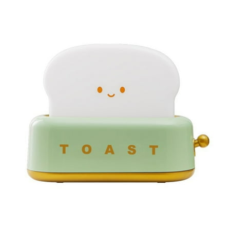 

QUSENLON Cute Night Lights Toast Bread LED Night lamp Dimmable Desk Lamp with Timer