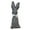 O, variant on Large Fabric Easter Bunny with String, 9.5-inch Hanging Rabbit Doll for Front Door, Party Decor, Spring Wreath & Gift Tag B