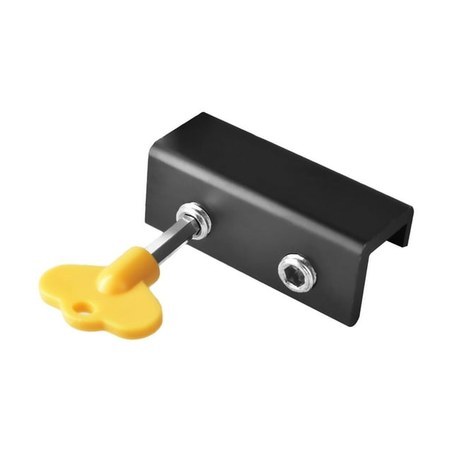 Luzkey Window Locks Door Window Lock Stopper with Key,Premium,Stoppers Sliding Window Stops Security Window Locks for School Bedroom C