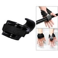 thumbnail image 3 of Fitness Pull Lifting Hooks Hand Grip Support The Hook for Men And Women Deadlift Powerlifting Pull Up Bar, Gym Workout Assist The Hook Black, 3 of 10