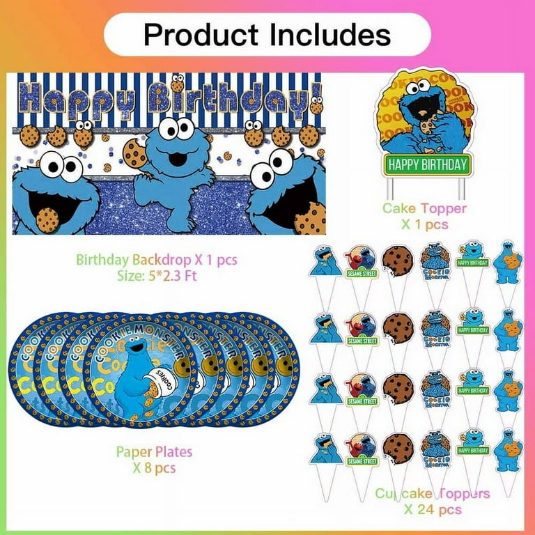 Monster Tableware Party Balloons X8 Monster Tableware Party Balloons X8
