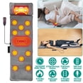 thumbnail image 2 of TeqHome Full Body Electric Massage Mat with Heat 10 Motors Vibrating Massage Pad with 3 Heating Level 9 Vibration Intensity Smart Timer for Back Neck, 2 of 11