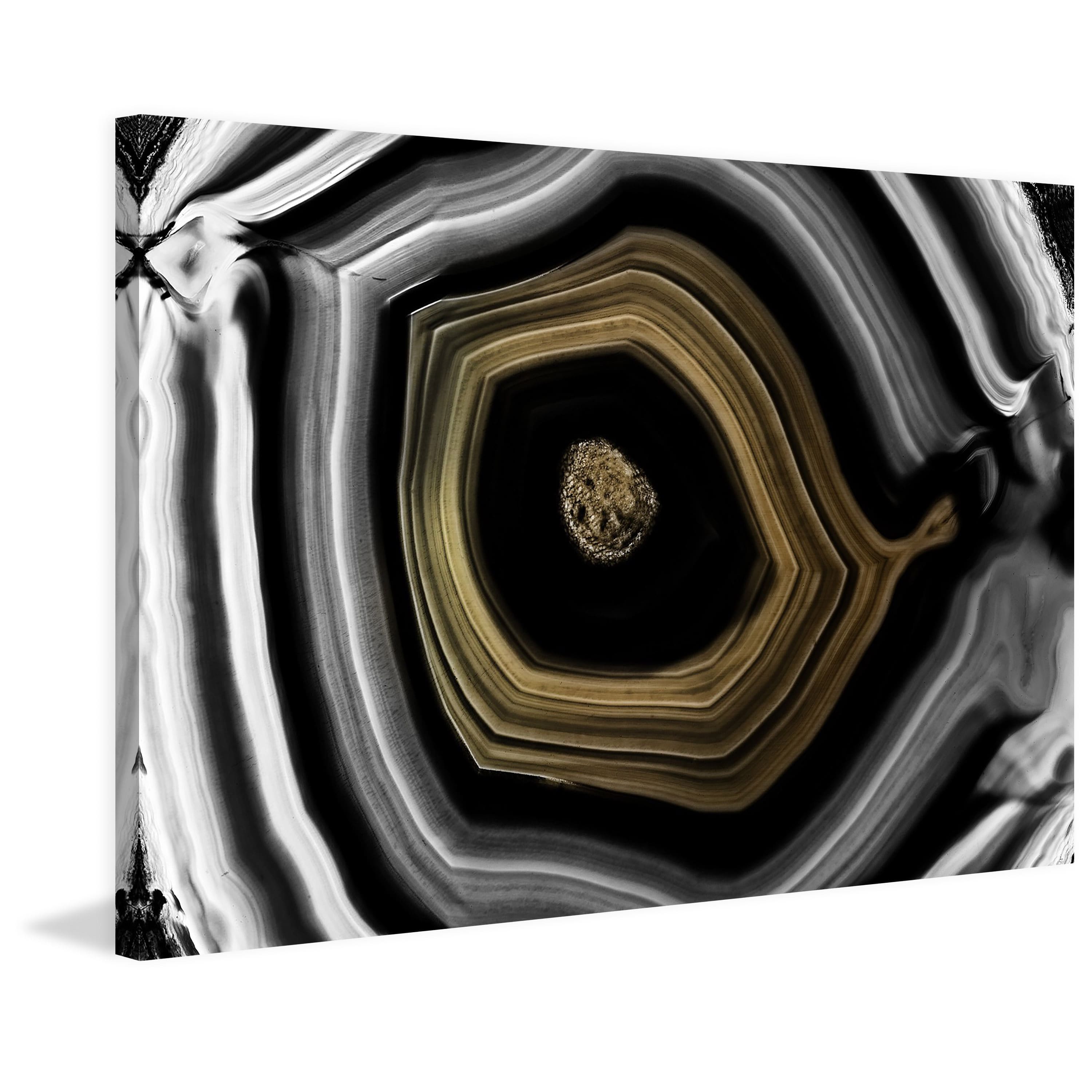 Marmont Hill "Golden Nucleus" Painting Print on Wrapped Canvas