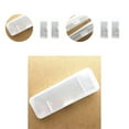 thumbnail image 1 of 2Pcs Razor Holder Dust Proof Waterproof Clear Handy Shaving Box Container for Home, 1 of 8