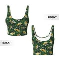 thumbnail image 5 of Lsque Cartoon Car Printed Women'S Sports Bra, Compression, Moisture Wicking, High-Impact Sports Bra For Women,Supportive sports bra-Large, 5 of 9