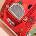 thumbnail image 2 of Yvsxxv 1Pc Red Creative Car Shaped PU Leather Chain Crossbody Shoulder Bag Casual Daily Use, 2 of 7