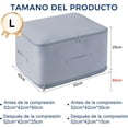 thumbnail image 2 of Organizador Autocomprimible Ultra Comprimible, Bolsas de Organizador para Edredones, Bolsa de Almacenamiento Plegable de Ahorra Espacio para Edredones, Mantas, Colchas, Ropa de Cama, Ropa, 2 of 4