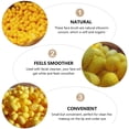 thumbnail image 2 of Miangastore Silk Cocoon Ball Synthetic Material Makeup Removal Home Use 50Pcs 1.1x0.8in, 2 of 8