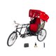 thumbnail image 2 of Mini Simulación Rickshaw Modelo 1:12 con Simulación Neumáticos Aleación Collection con Simulación Toldo Modelo Coche Exquisita Exhibición Astilla CUTICAT Correr carrito, 2 of 8