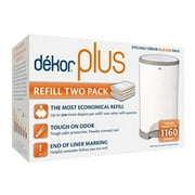 Dekor Plus Diaper Pail Refills - 2 Count