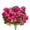B004- Style D, variant on Fake Outdoor Flowers, Faux Flowers for Outdoor Planters, Fake Flowers, Uv Resistant Artificial Outdoor Flowers, 15 Inch Bright Red Artificial Geranium Bush for Patio Garden and
