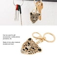 thumbnail image 3 of LLC Keychain Exquisite RhinestoneEncrusted Leopard Head Car Bag Pendant for Girl Birthday Gift, 3 of 6