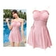 thumbnail image 5 of Trajes de Baño para Mujer Trajes de Baño de Control con Modesta Boyshort Traje de Baño para Damas Monokini Vintage Rosa XL Yinane Traje de baño de mujer, 5 of 6