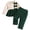 Green, variant on mgoYE Toddler Baby Girl Clothe Long Sleeve Shirt Sweatshirt Leggings 2 Piece Kids Baby Girl Fall Outfit Winter Clothe