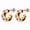 Tortoiseshell, variant on Elevate Hoop Earrings for Women - Acetate 14K Gold Plated, Tortoiseshell
