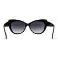thumbnail image 4 of Girls Kids Size Oversize Cat Eye Retro Sunglasses Black Smoke, 4 of 4