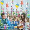 thumbnail image 5 of SLYNSHome Easter Bunny Party Decorations Birthday Party Supplies Rabbit Hanging Swirls Cutouts Party Spring Decor, 5 of 6
