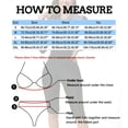 thumbnail image 3 of Clearance! Prolriy Rash Guard for Women Swimsuit Boyshort Long Sleeve Rashguard Contrast Line Snorkel Surf Suit Sport Bathing Suit Womens Swimsuits Black S, 3 of 8