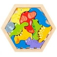 thumbnail image 4 of Wooden Jigsaw Puzzles Learning Matching Puzzle Pieces Diy Art Gift For Kids, 4 of 4