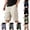 Beige, variant on Men's Cargo Shorts Summer Athletic Lightweight Breathable Casual Gym Work Mens Shorts with Zipper Pockets Beige M