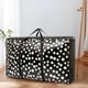 thumbnail image 1 of Baúles de almacenamiento, bolsas reutilizables extragrandes con asas y cremalleras resistentes, bolsa de mudanza lavable y resistente, organizador para debajo de la cama, manta y botella., 1 of 5