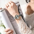 thumbnail image 5 of CURREN  Watches Women's Fashion Grace Quartz Clock Ladies Simple Leather Wristwatch Relogio Feminino, 5 of 6