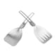 thumbnail image 3 of Espátula de acero inoxidable 304 de 2 piezas, espátula plegable para alimentos, espátula portátil para equipo de picnic al aire libre, 3 of 15